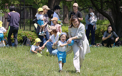 親子遠足の様子